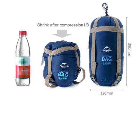 LW180 Ultralight Cotton Sleeping Bag - Naturexplore - Naturehike - NH21MSD04 - M-Champagne