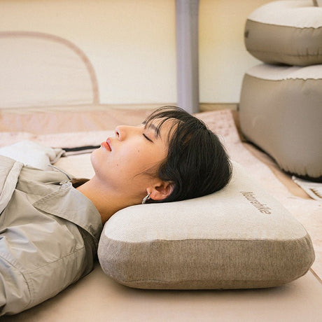 Memory Foam Comfort Square Pillow - Naturexplore - Naturehike - NH22ZT002 - Grey