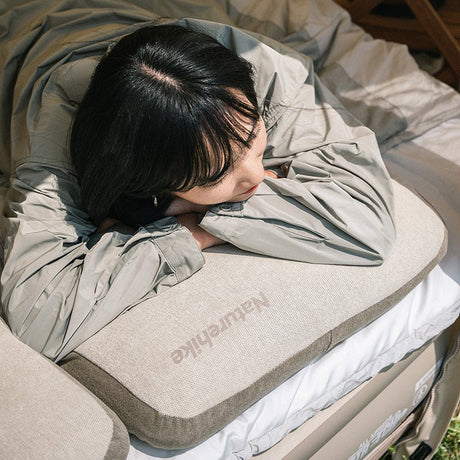 Memory Foam Comfort Square Pillow - Naturexplore - Naturehike - NH22ZT002 - Grey