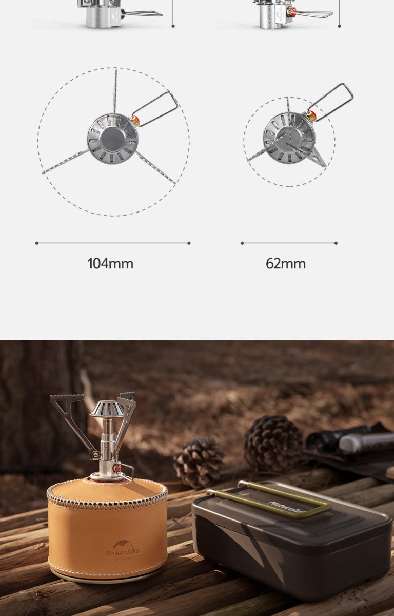 Mini folding camping stove - Naturexplore - Naturehike - NH21RJ004 -