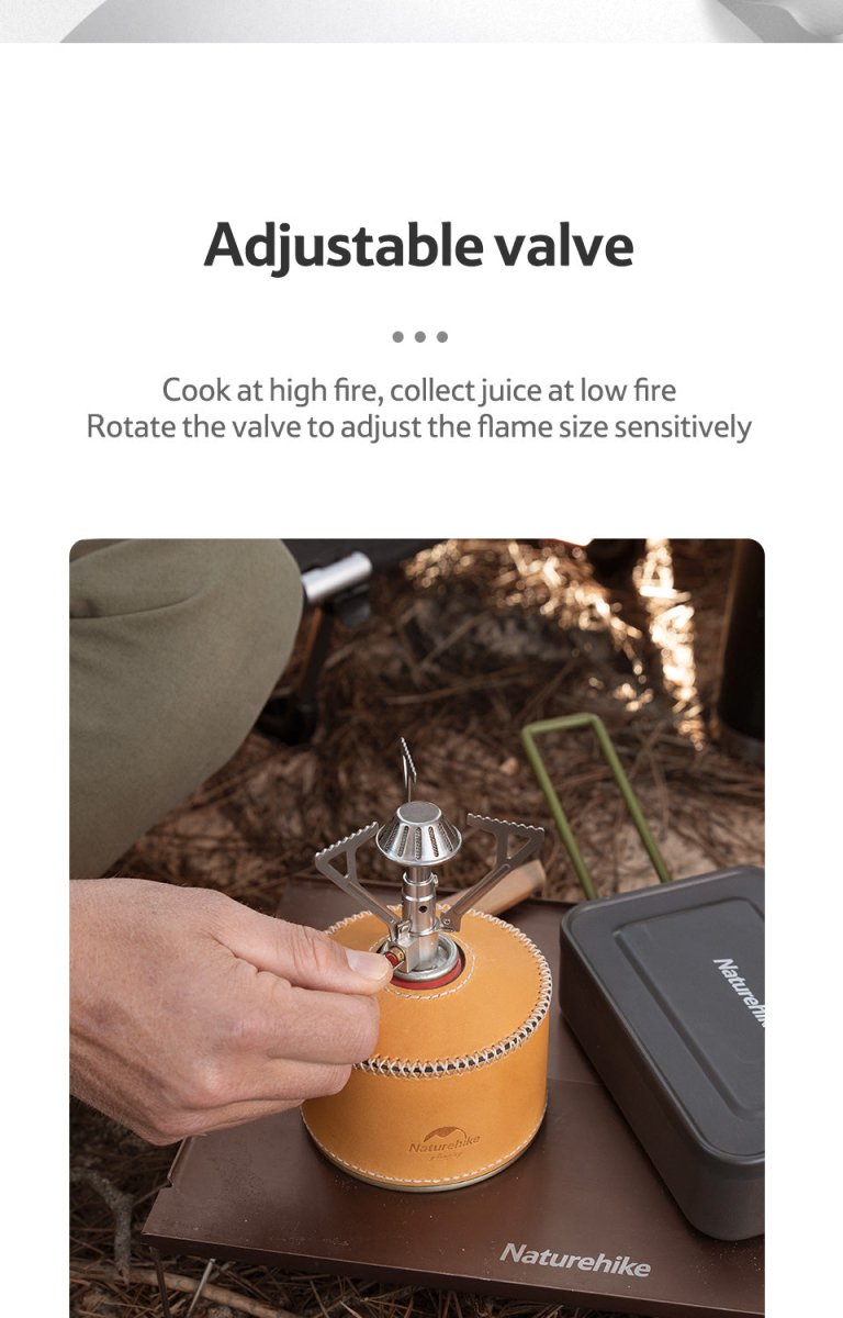 Mini folding camping stove - Naturexplore - Naturehike - NH21RJ004 -
