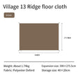 Naturehike Village 13 Family tent for 5-8 People(with hall pole) - Naturexplore - Naturehike - CNH22ZP004 - Mat