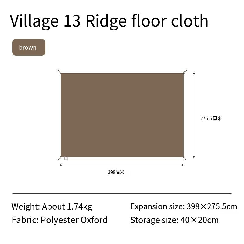 Naturehike Village 13 Family tent for 5-8 People(with hall pole) - Naturexplore - Naturehike - CNH22ZP004 - Mat