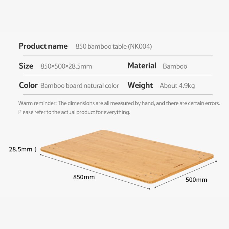 NK-IGT Modular table - Naturexplore - Naturehike - NH22NK002 - 850 Bamboo table