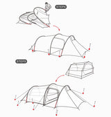 Opalus tent - Naturexplore - Natuhike - NH20ZP001 - For 2 Man