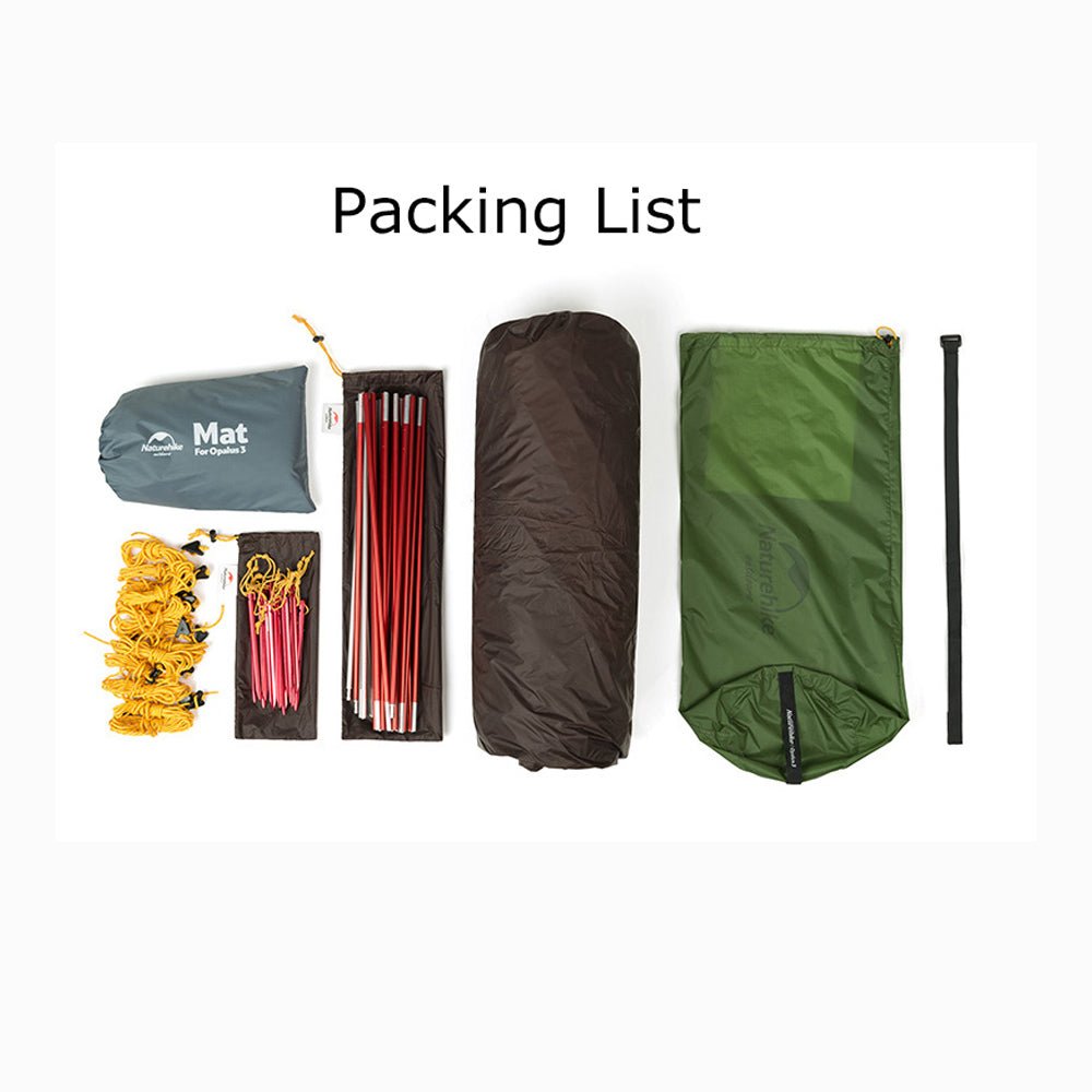 Opalus tent - Naturexplore - Natuhike - NH20ZP002 - For 3 Man