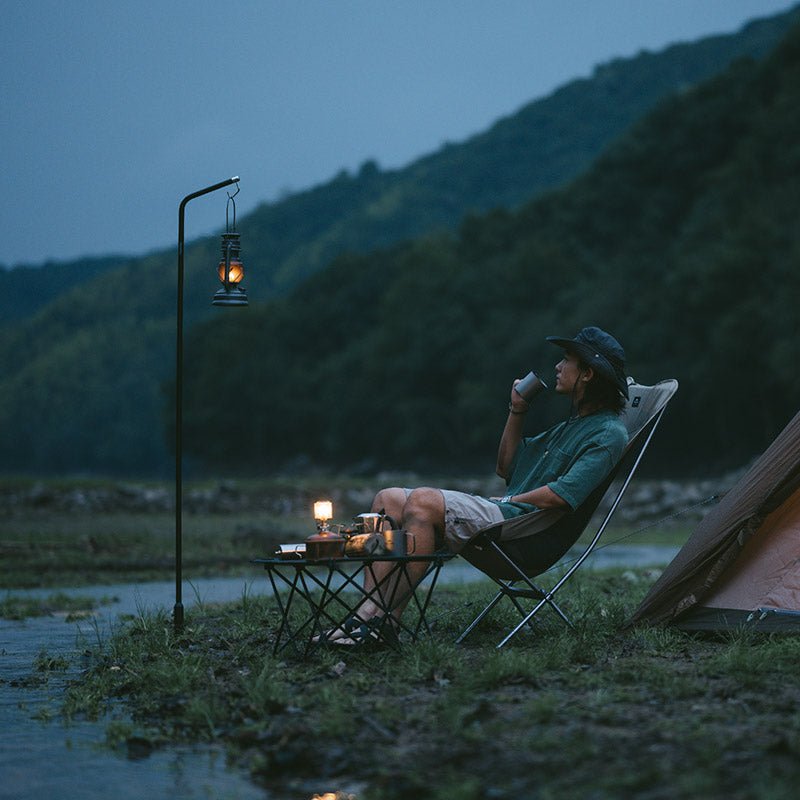 Outdoor folding aluminum lamp pole - Naturexplore - Naturehike - NH22JU026 -