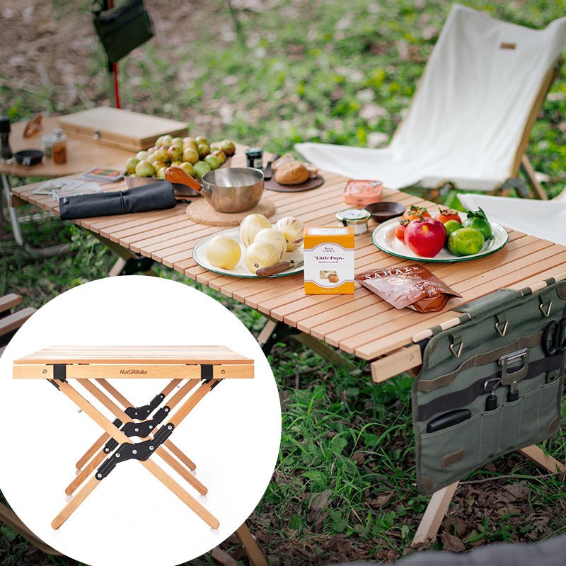 Egg Roll Rolling Camping Table Foldable Table Aluminium Alloy Egg