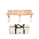 Outdoor folding egg roll table - Naturexplore - Naturehike - NH19JJ009 - Walnut
