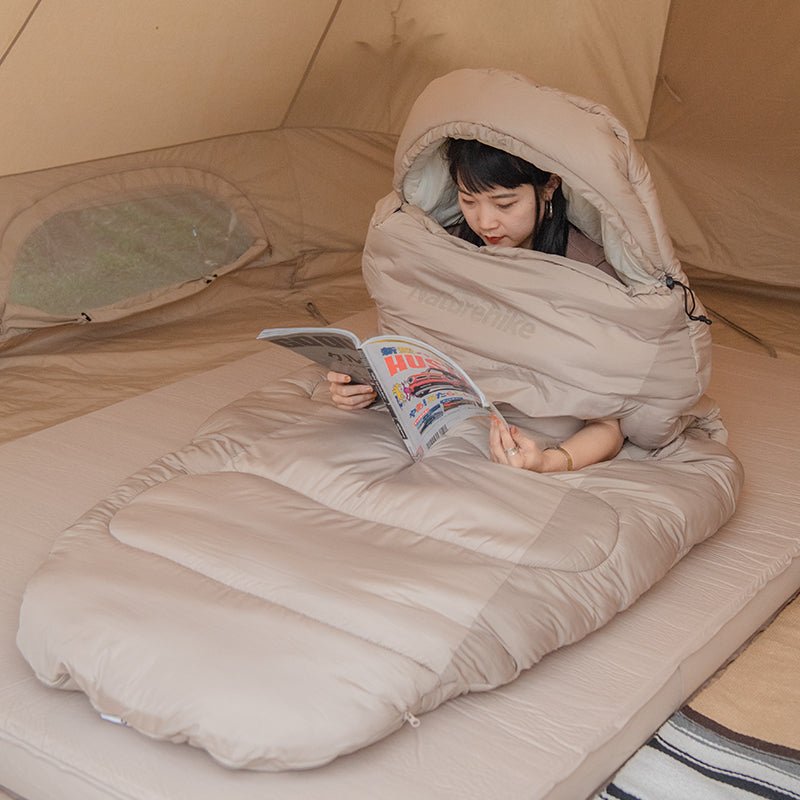 Oval sleeping bag - Naturexplore - Naturehike - NH20MSD03 - (PS200) Grey