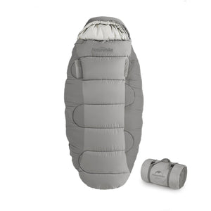 Oval sleeping bag