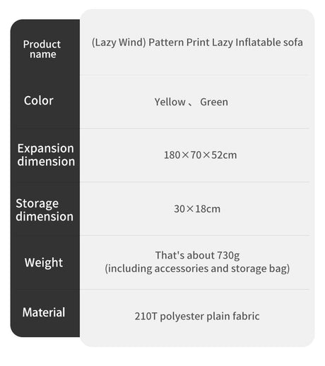 Printing inflatable sofa - Naturexplore - Naturehike - CNH22DZ022 - Beige