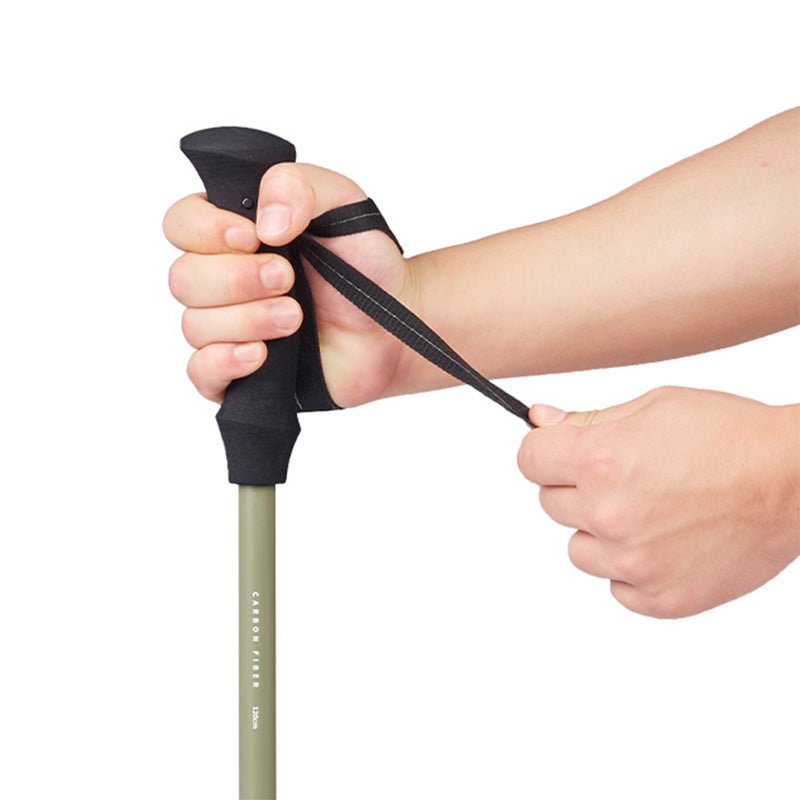 (Qingfeng) Carbon fiber trekking pole - Naturexplore - Naturehike - CNK2300DS010 - Green 120 cm