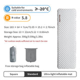 R5.8 Ultra light sleeping pad - Naturexplore - Naturehike - CNH22DZ016 - Square - standard silvery