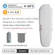 R5.8 Ultra light sleeping pad - Naturexplore - Naturehike - CNH22DZ016 - Mummy - standard silvery