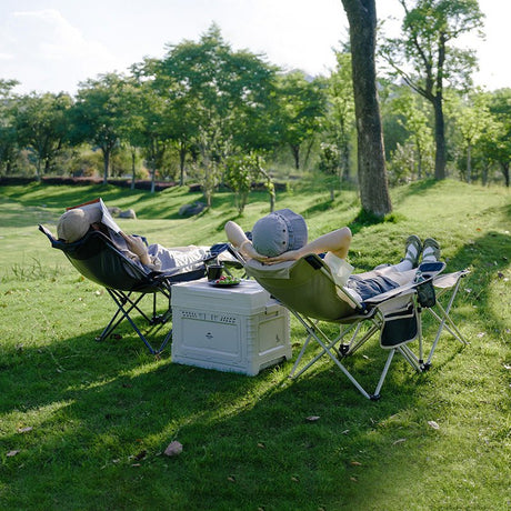 Recliner chair with table - Naturexplore - Naturehike - CNK2300JJ012 - Khaki