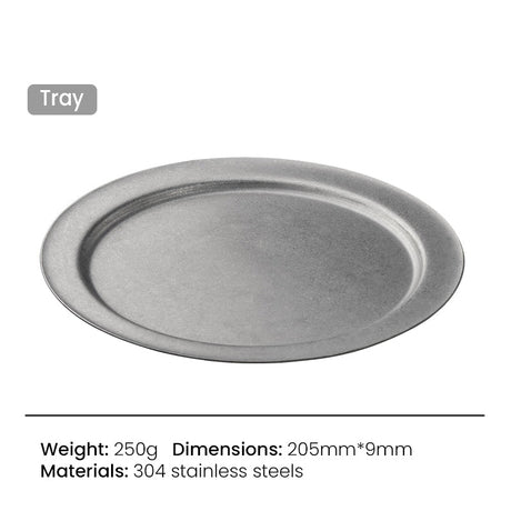 Stainless Steel Disc - Naturexplore - Naturehike - NH21SJ001 - Shallow disc