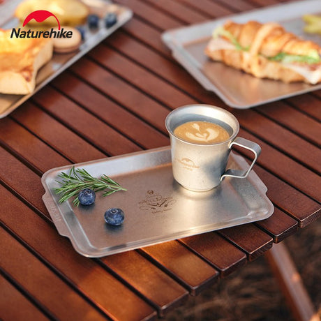 Stainless steel square tray - Naturexplore - Naturehike - CNH22CJ025 - Fishing