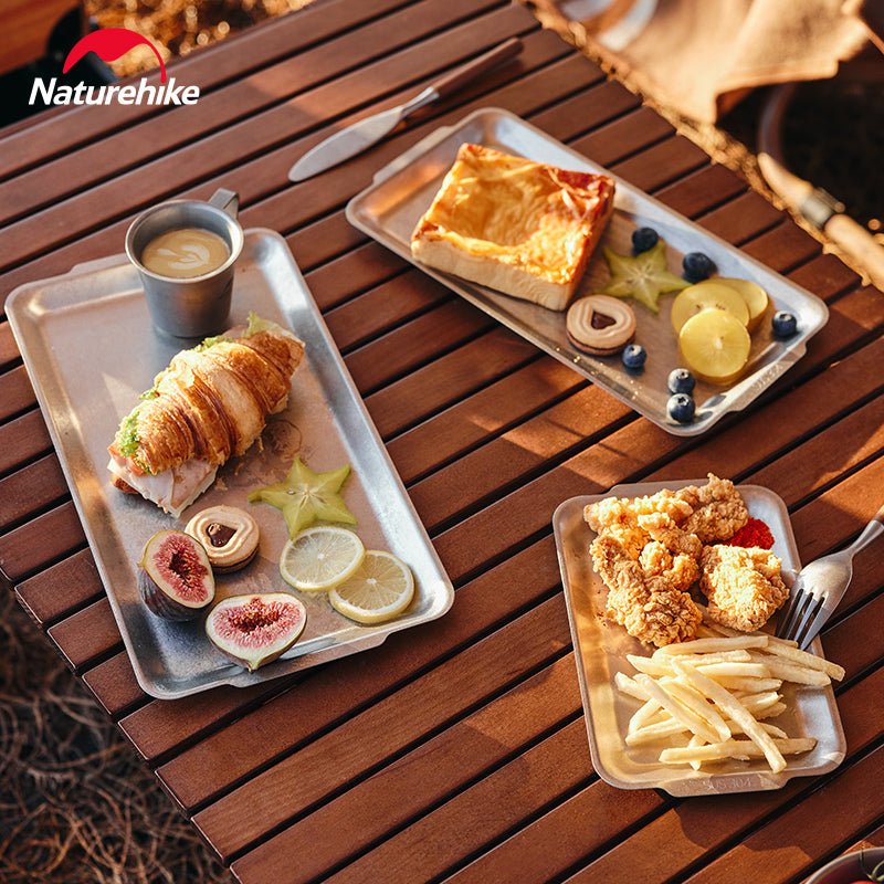 Stainless steel square tray - Naturexplore - Naturehike - CNH22CJ025 - Fishing