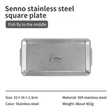 Stainless steel square tray - Naturexplore - Naturehike - CNH22CJ025 - Fishing