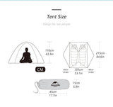 Star river ultralight 2 man tent + mats Update - Naturexplore - Naturehike - NH17Y012-T -