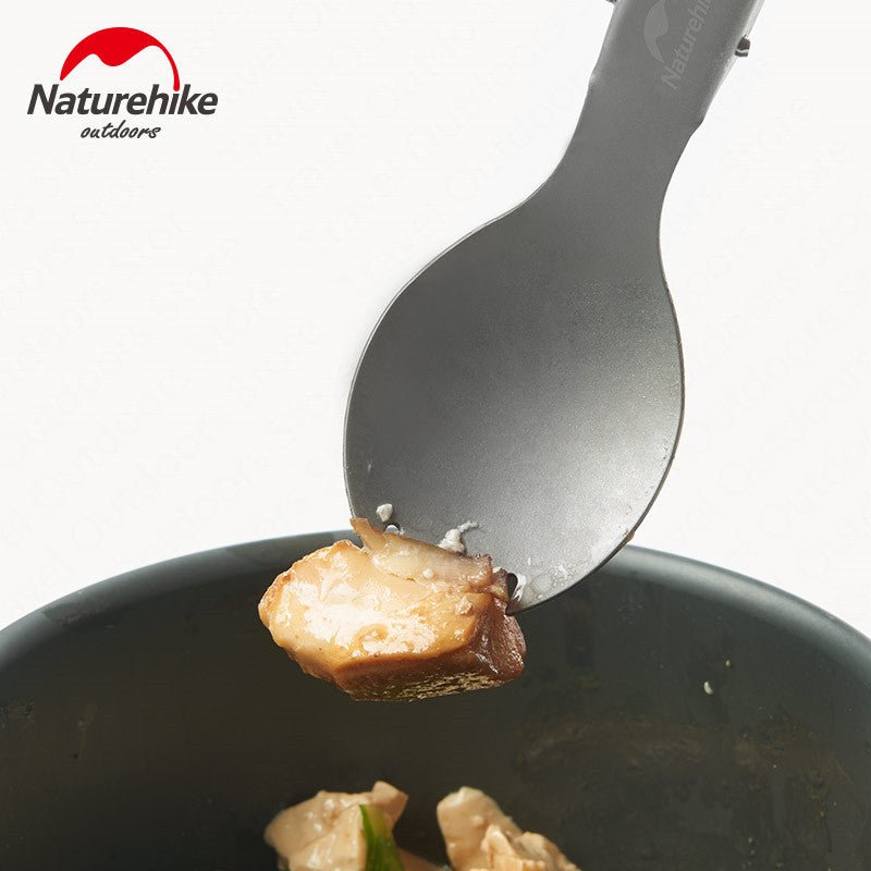 Titanium alloy outdoor travel folding tableware - Naturexplore - Naturehike - NH19C001-J - Fork