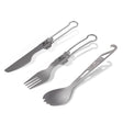 Titanium alloy outdoor travel folding tableware - Naturexplore - Naturehike - NH19C001-J - Fork
