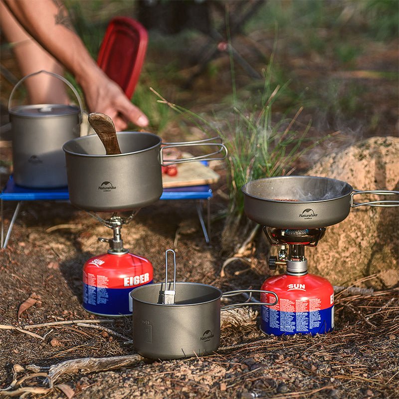 TJP01 Outdoor Ti Frying Pan-9H Ti Color (174MM) - Naturexplore - Naturehike - NH18T010-A -