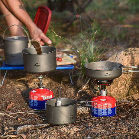 TJP01 Outdoor Ti Frying Pan-9H Ti Color (174MM) - Naturexplore - Naturehike - NH18T010-A -
