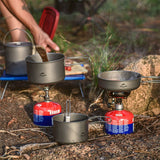 TJP01 Outdoor Ti Frying Pan-9H Ti Color (174MM) - Naturexplore - Naturehike - NH18T010-A -