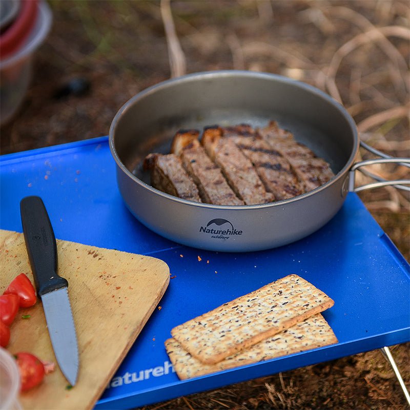 TJP01 Outdoor Ti Frying Pan-9H Ti Color (174MM) - Naturexplore - Naturehike - NH18T010-A -