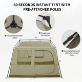 Village 6.0 Roof Automatic Tent【Canopy Version】 - Naturexplore - Naturehike - CNK2300ZP021 -