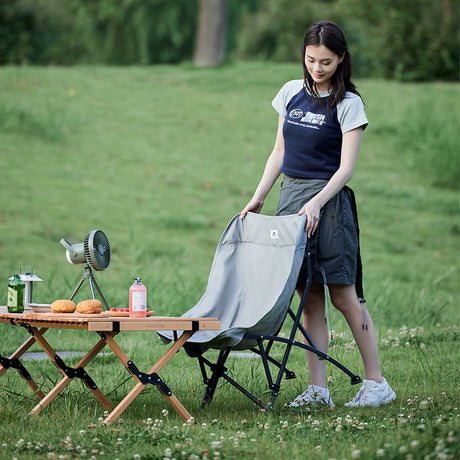 (XingYue)Outdoor folding chair 1.1 - Naturexplore - Naturehike - CNK23JU0001 - Grey