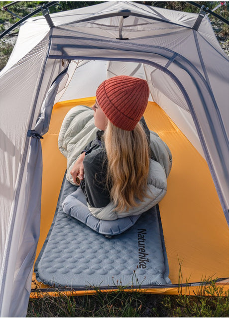 (YuGu) Ultralight automatic Inflatable cushion - Naturexplore - Naturehike - CNK2300DZ013 - Mummy-grey